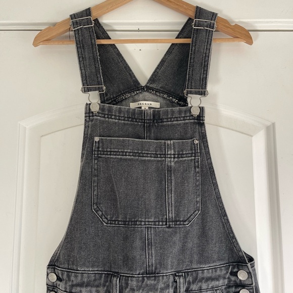 Pacsun Denim Overall Washed Black - S - Picture 2 of 5